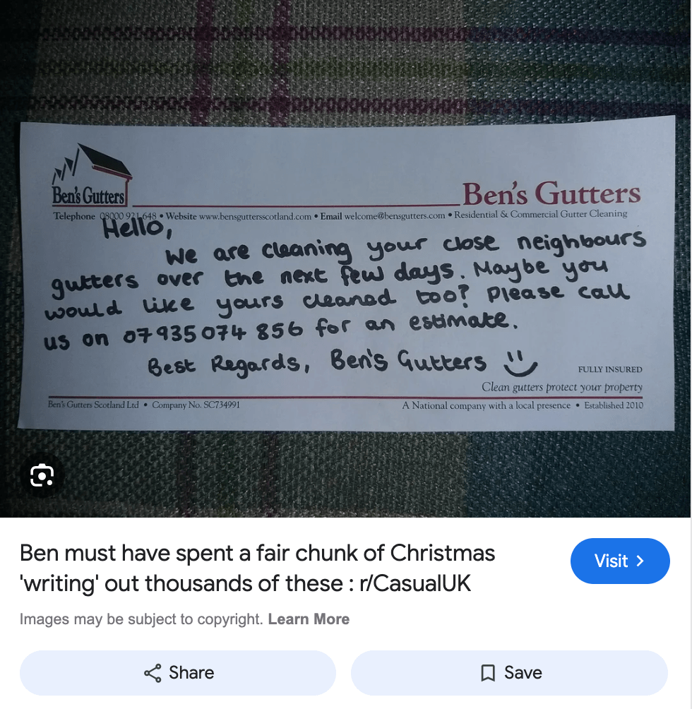 Insights from Ben Gutters Marketing Campaigns